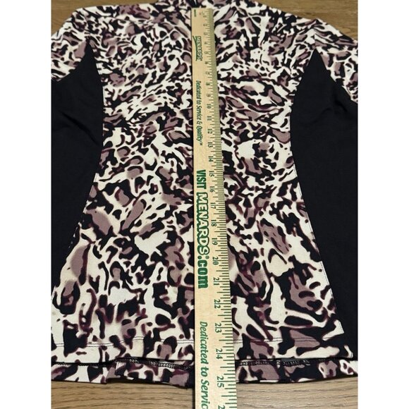 Susan Graver Weekend Women’s Medium Zip-Front Jacket Pockets Leopard Print NWOT - Picture 12 of 15